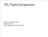 Open Source ETL Tools vs Commercial ETL Tools